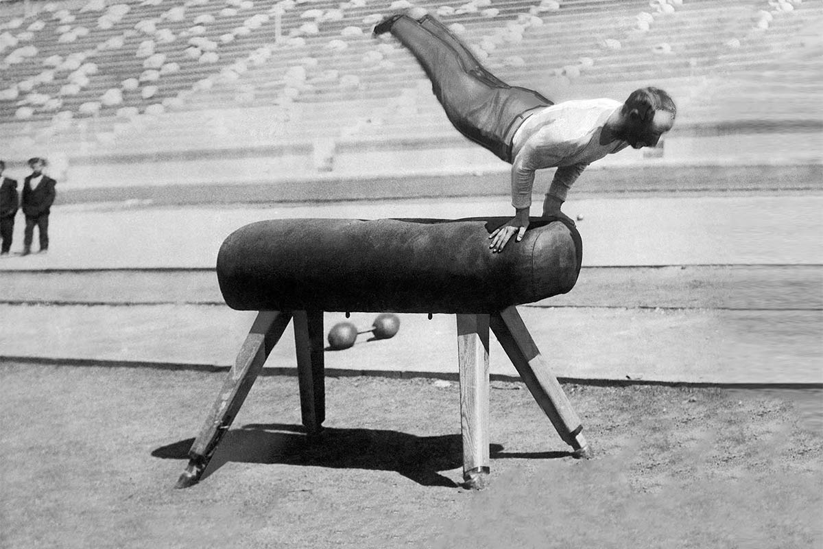 Hystory olympic game Carl Shuhmann 1896 year